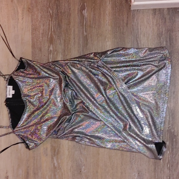 Superdown mini dress size M? ,Rainbow galaxy - Picture 1 of 2